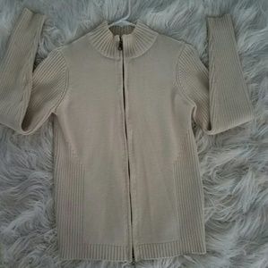 Women's sz small zip up sweater